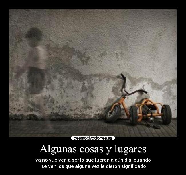 Algunas cosas y lugares - 