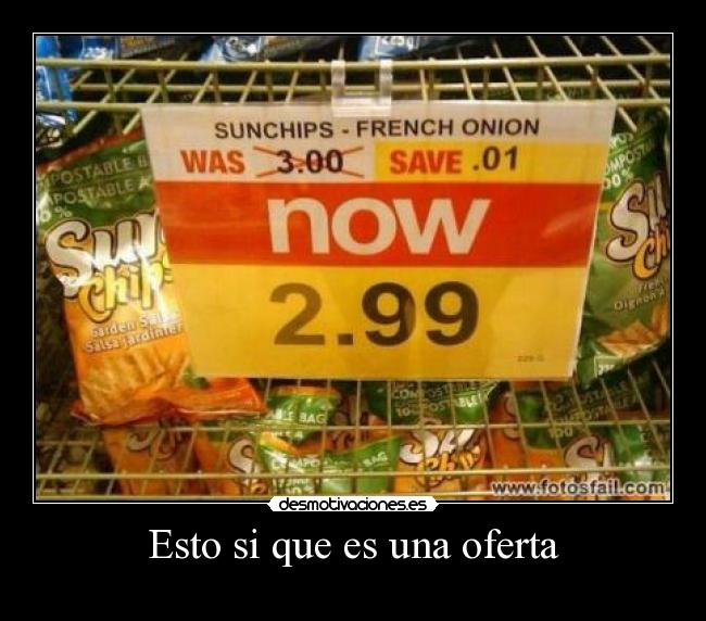 Esto si que es una oferta -