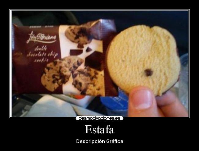 Estafa - Descripción Gráfica