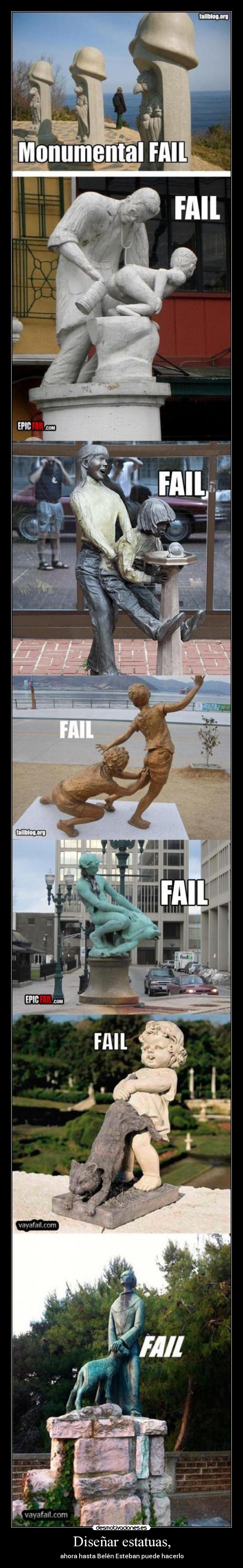 Diseñar estatuas, - ahora hasta Belén Esteban puede hacerlo