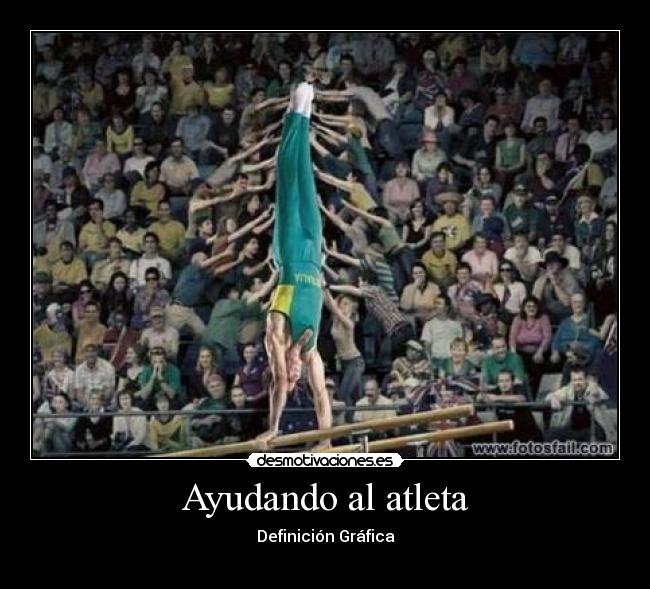 Ayudando al atleta - Definición Gráfica