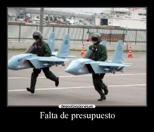 Falta de presupuesto -