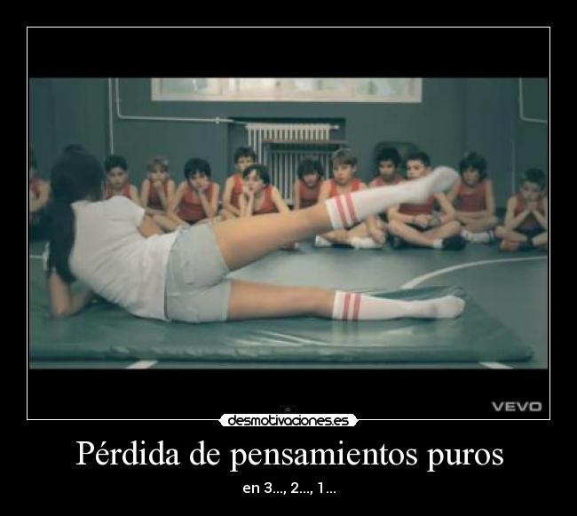 Pérdida de pensamientos puros - en 3..., 2..., 1...