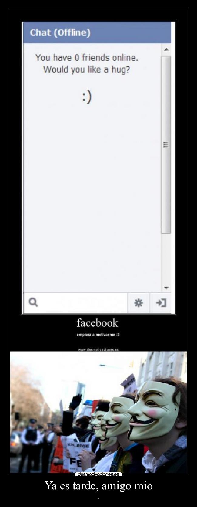 Ya es tarde, amigo mio - 