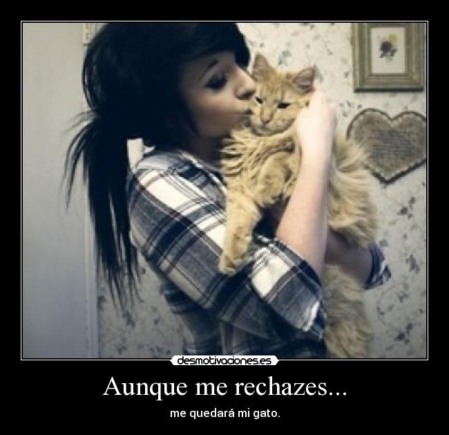 Aunque me rechazes... -