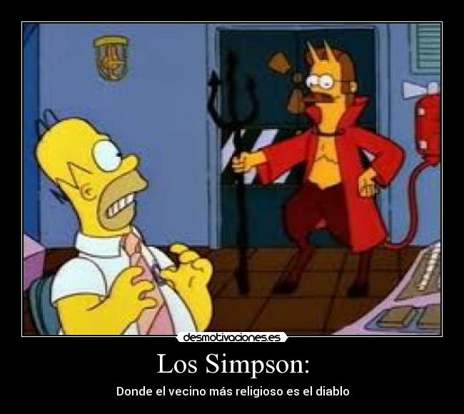 Los Simpson: - Donde el vecino más religioso es el diablo