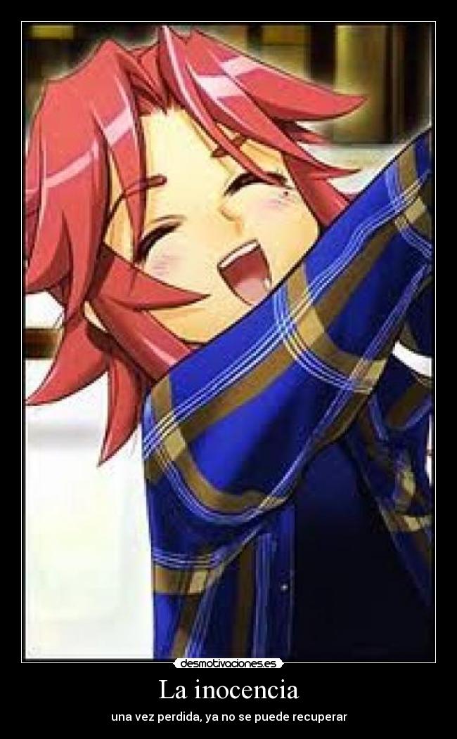 La inocencia - una vez perdida, ya no se puede recuperar