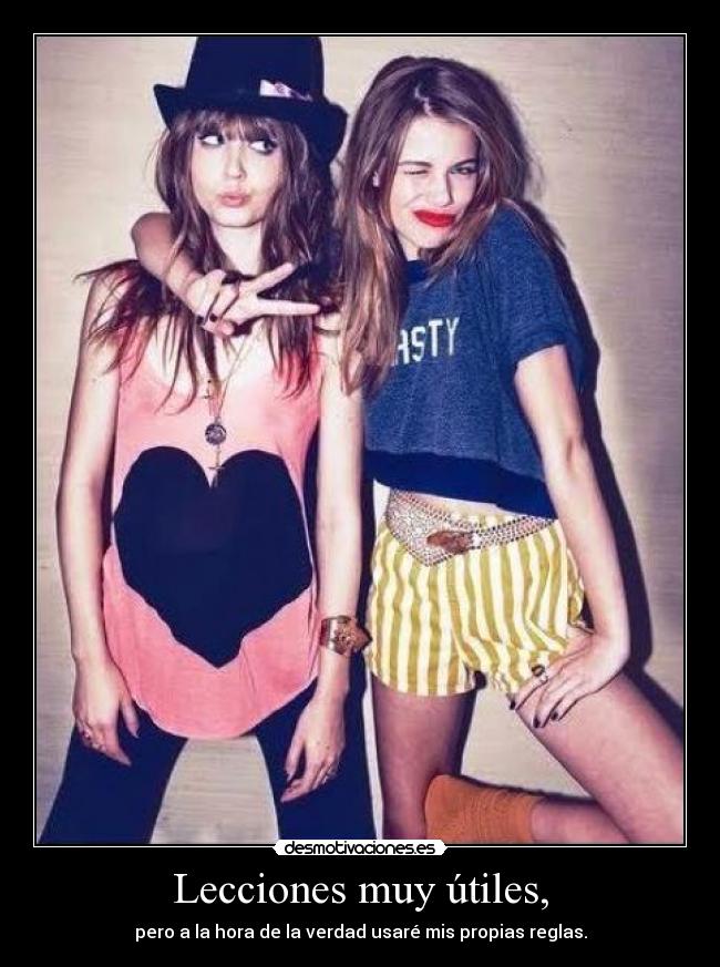 Lecciones muy útiles, - 