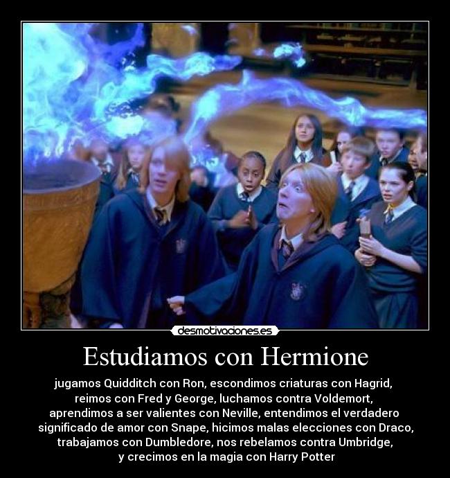 Estudiamos con Hermione -