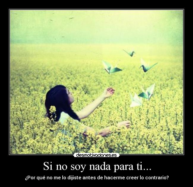 carteles nada ser decir amor desamor desmotivaciones