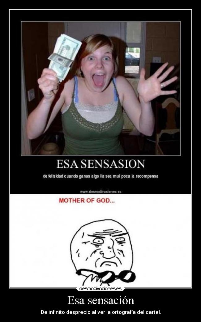 Esa sensación -