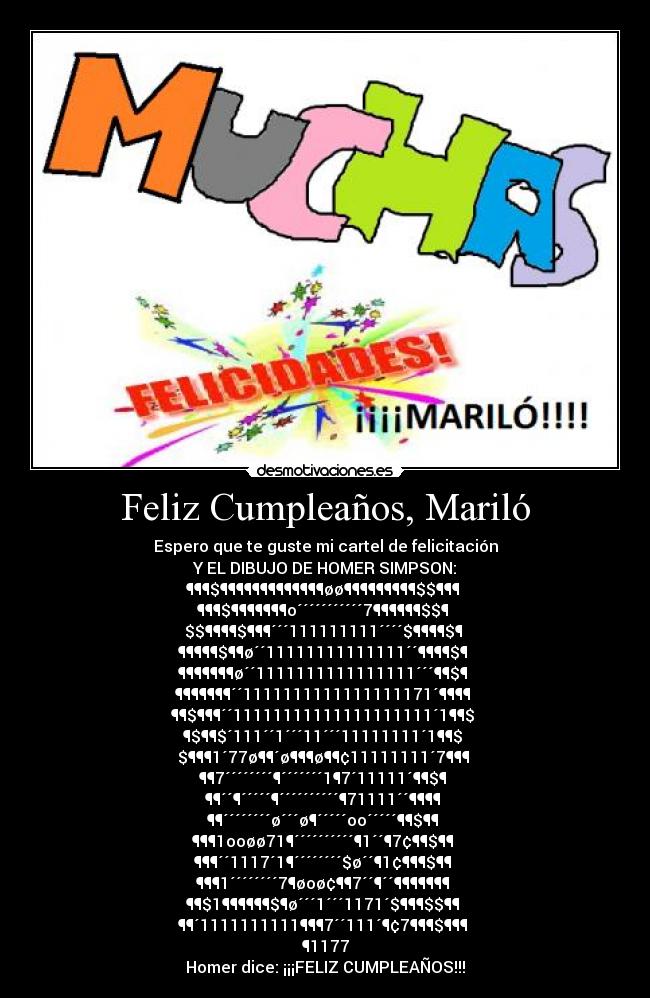 carteles hoy cumple marilo por dios poco respeto joder desmotivaciones