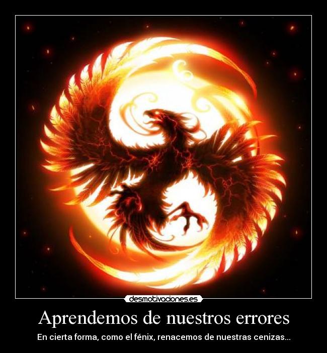 Aprendemos de nuestros errores -