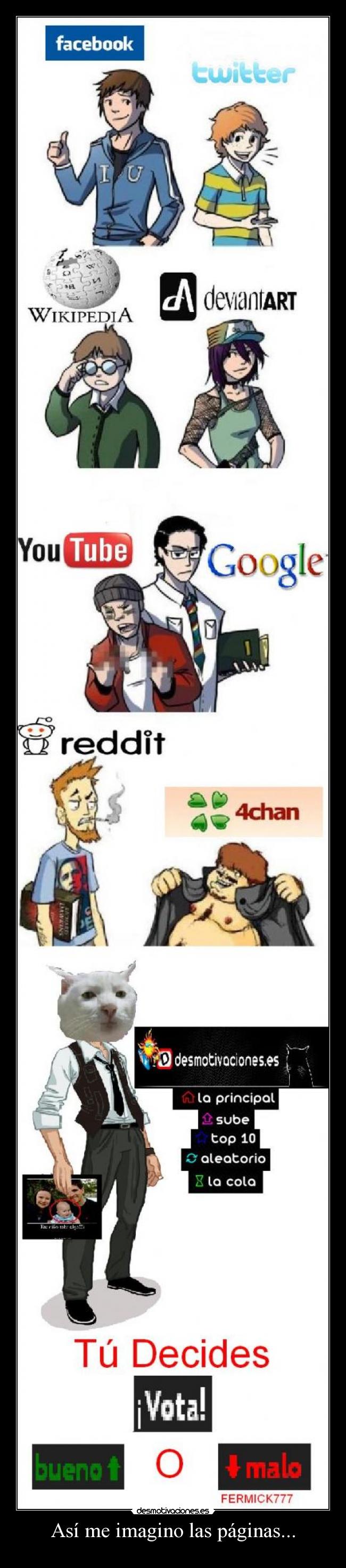 Así me imagino las páginas... -