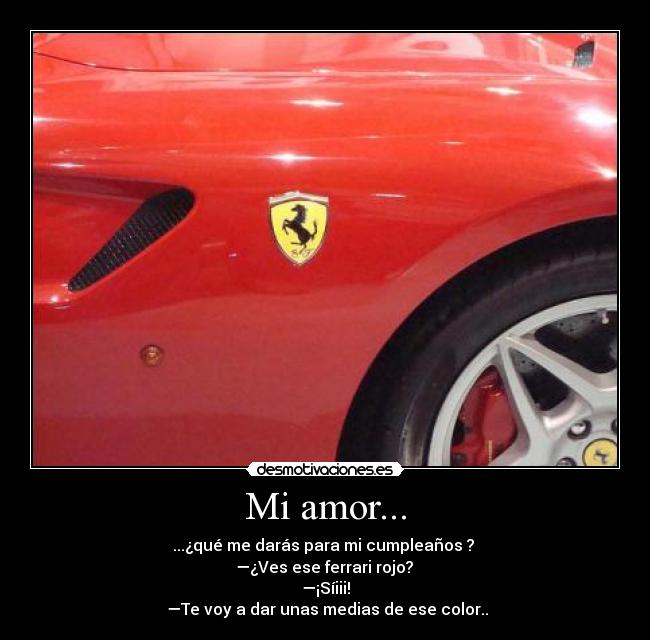 Mi amor... -