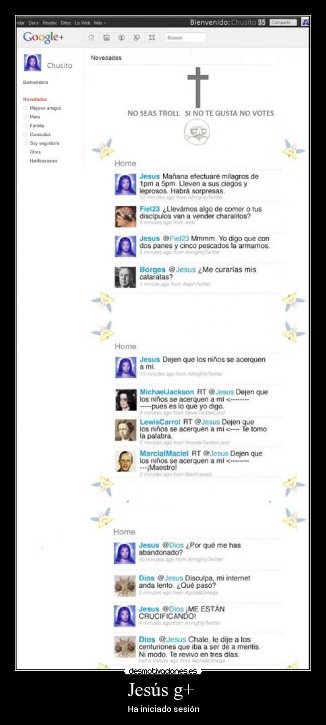 Jesús g+ -