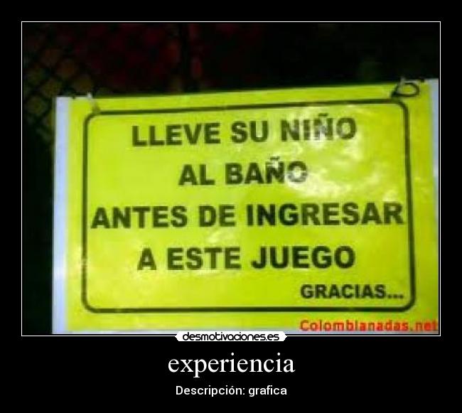 experiencia -