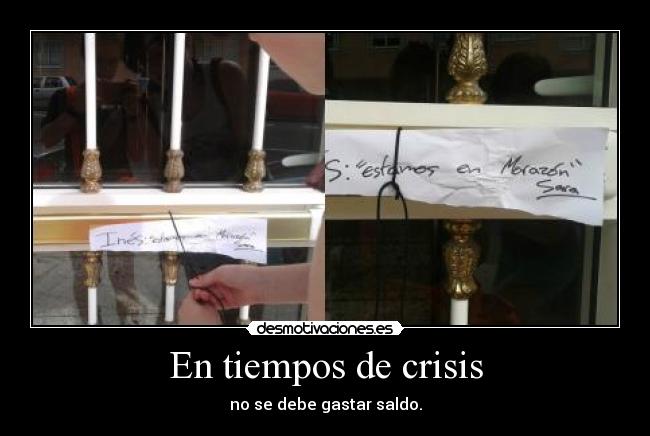 En tiempos de crisis - 