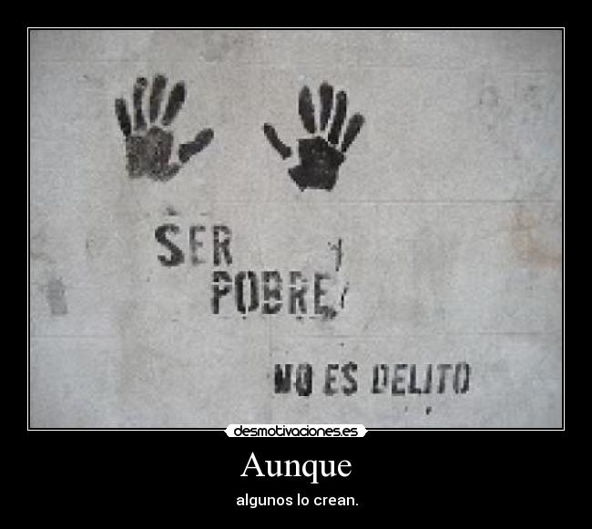 Aunque -