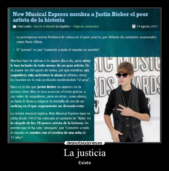 La justicia - Existe