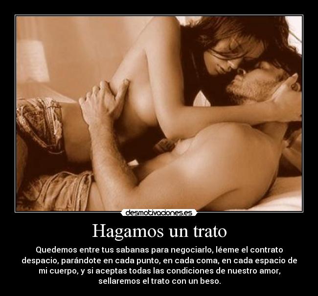 Hagamos un trato -