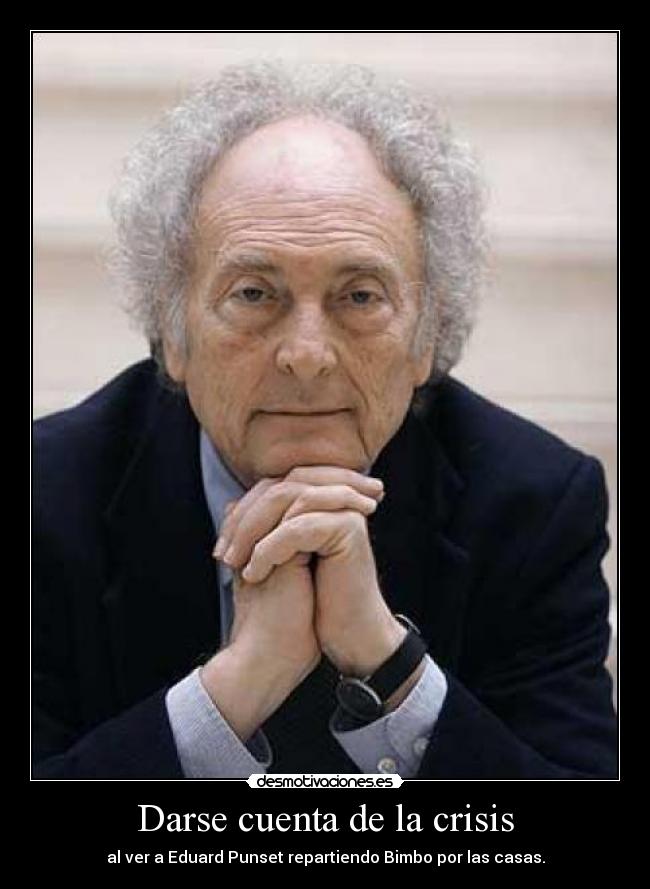 Darse cuenta de la crisis -