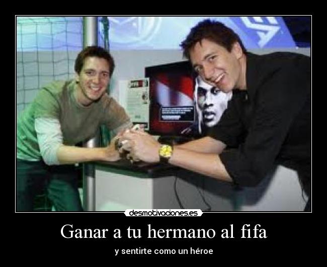 Ganar a tu hermano al fifa -