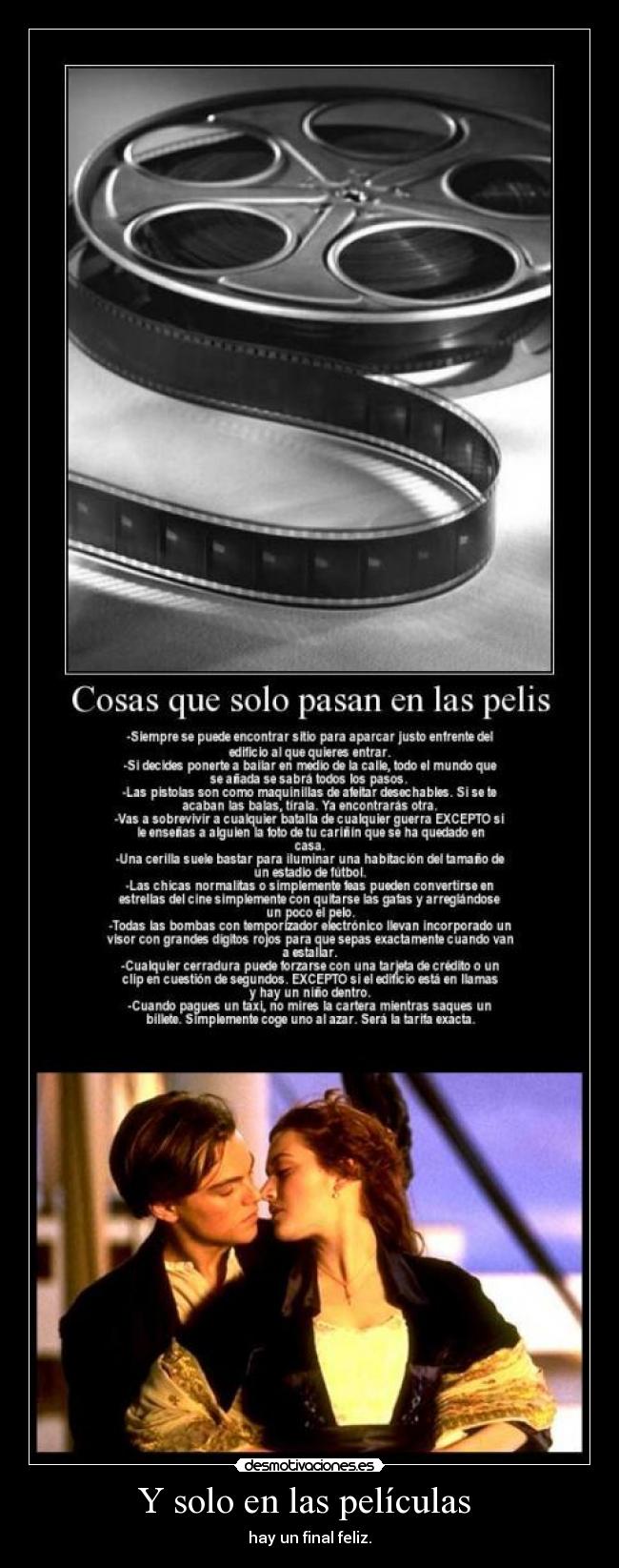 Y solo en las películas - hay un final feliz.