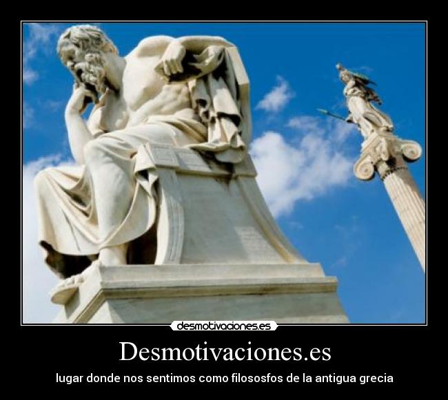 carteles desmotivaciones lugar sentir como filosofo desmotivaciones