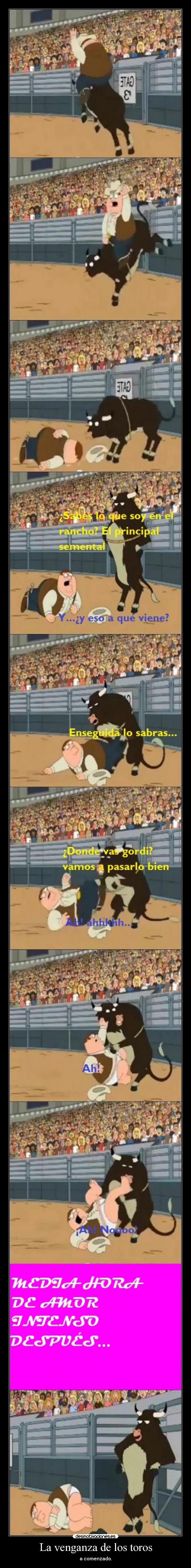 La venganza de los toros -