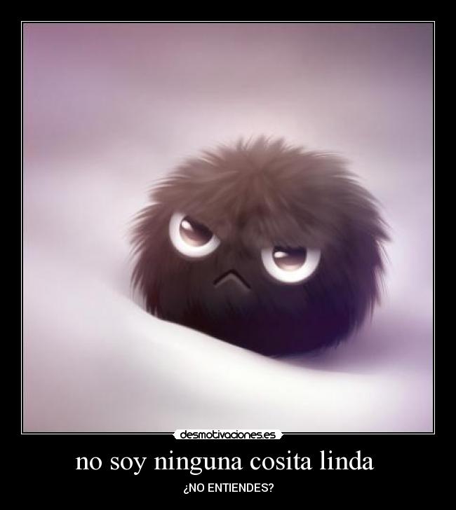 no soy ninguna cosita linda  - 