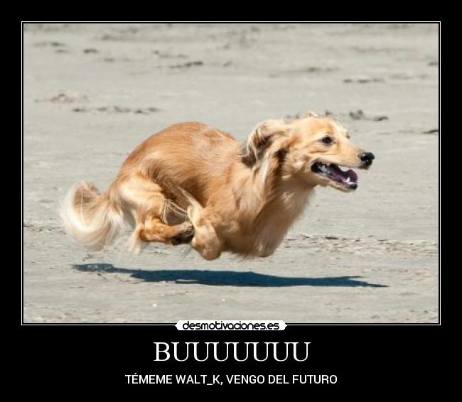 BUUUUUUU - TÉMEME WALT_K, VENGO DEL FUTURO