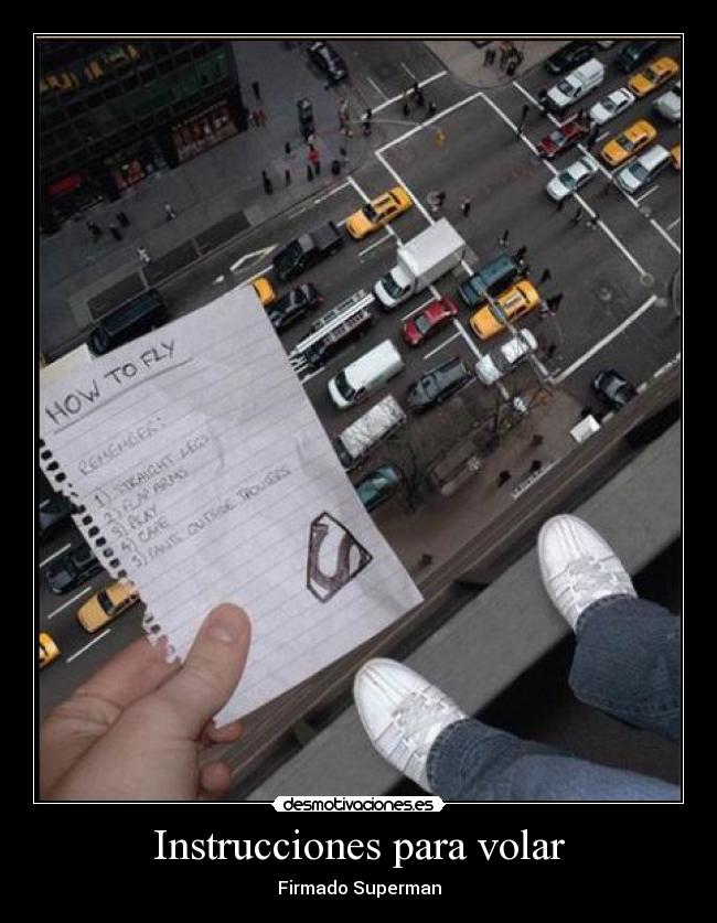 Instrucciones para volar - 