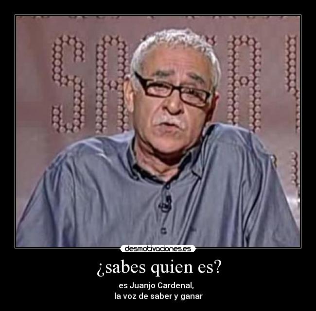 ¿sabes quien es? - 