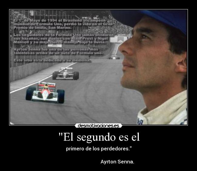carteles ayrton senna desmotivaciones