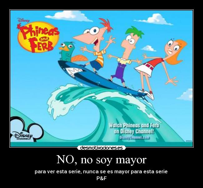 NO, no soy mayor - 
