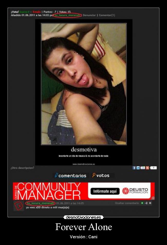 Forever Alone - Versión : Cani
