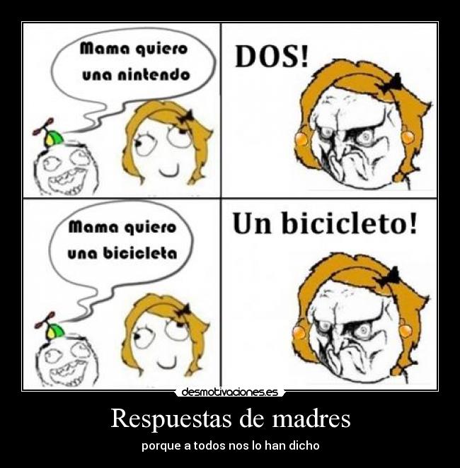 Respuestas de madres -