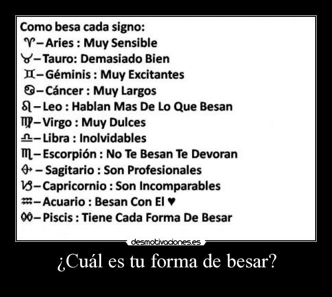 ¿Cuál es tu forma de besar? - 