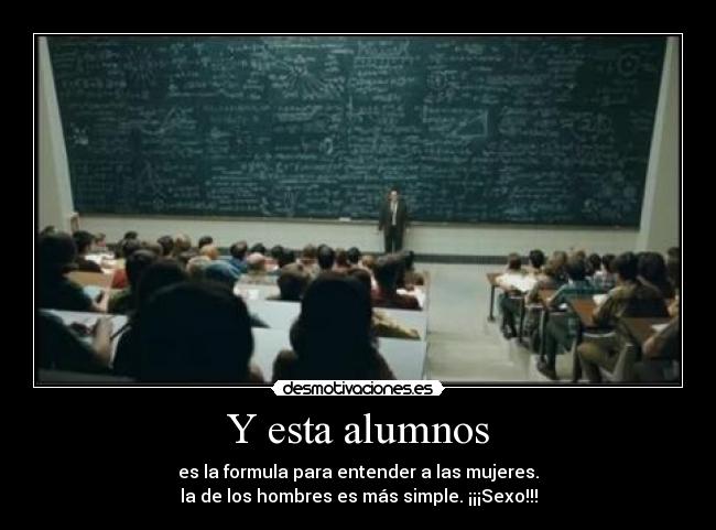 Y esta alumnos - 