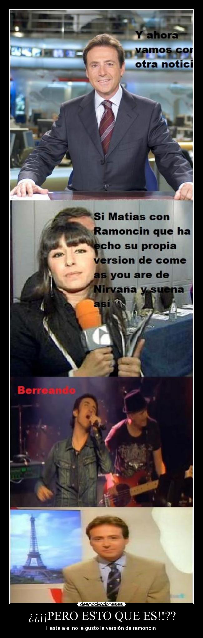 ¿¿¡¡PERO ESTO QUE ES!!?? - Hasta a el no le gusto la versión de ramoncin