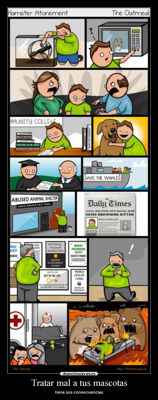 Tratar mal a tus mascotas - 