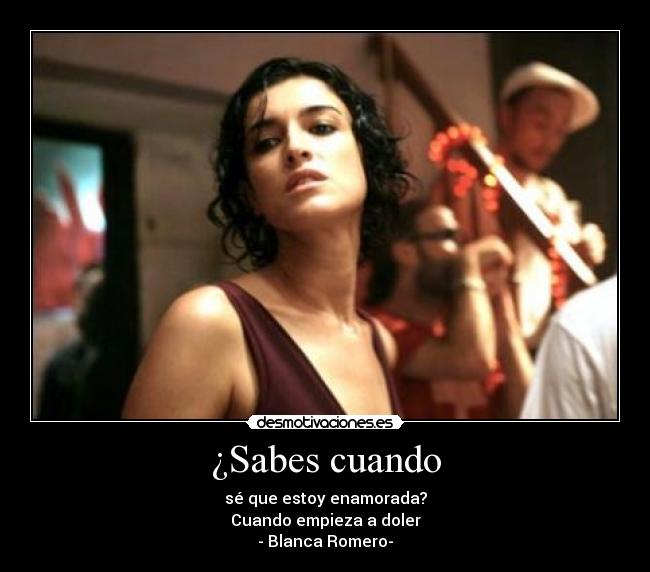 ¿Sabes cuando - 