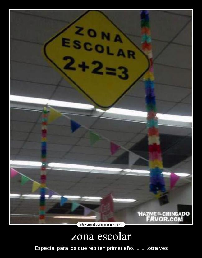zona escolar -