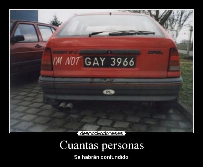 Cuantas personas -