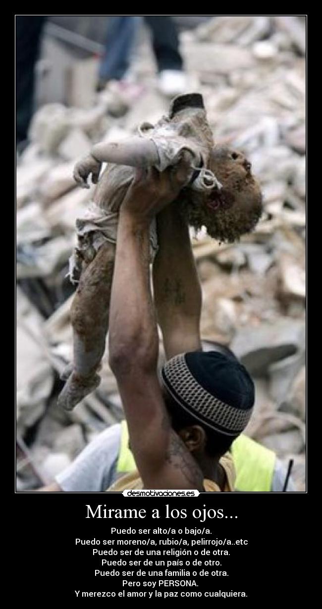 Mirame a los ojos... -