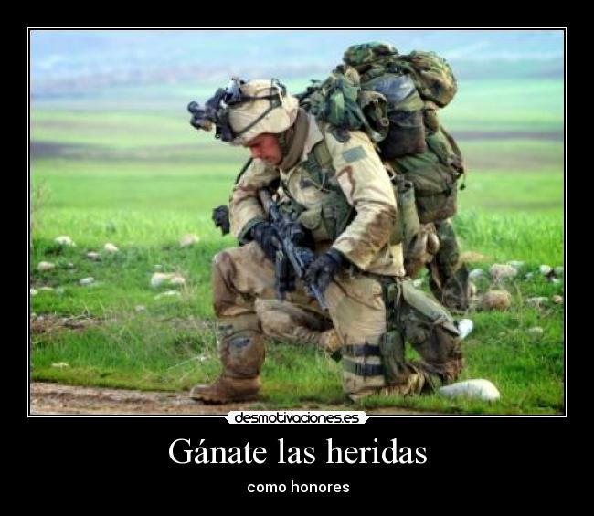 Gánate las heridas -