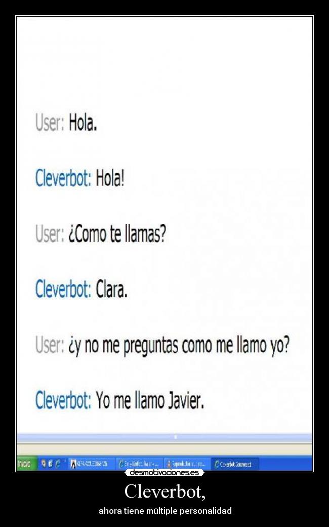 Cleverbot, - ahora tiene múltiple personalidad