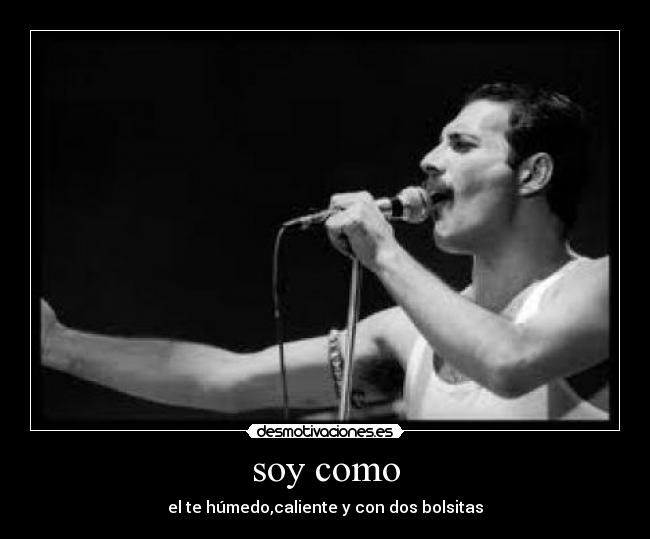 soy como - el te húmedo,caliente y con dos bolsitas