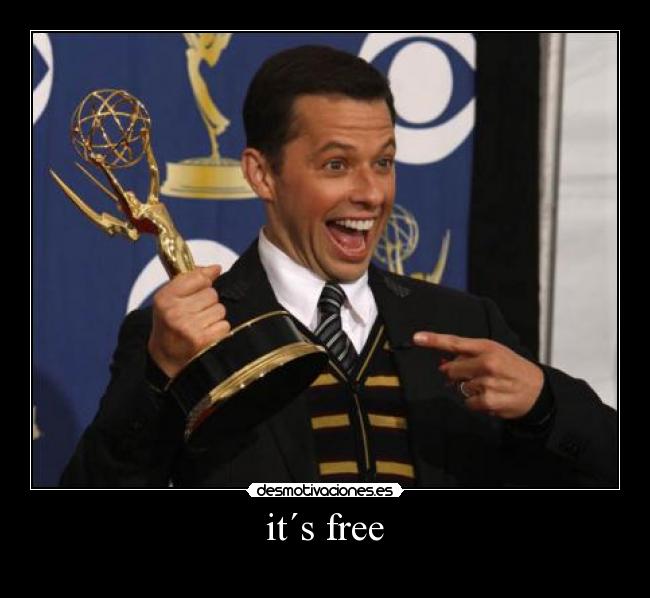 it´s free -